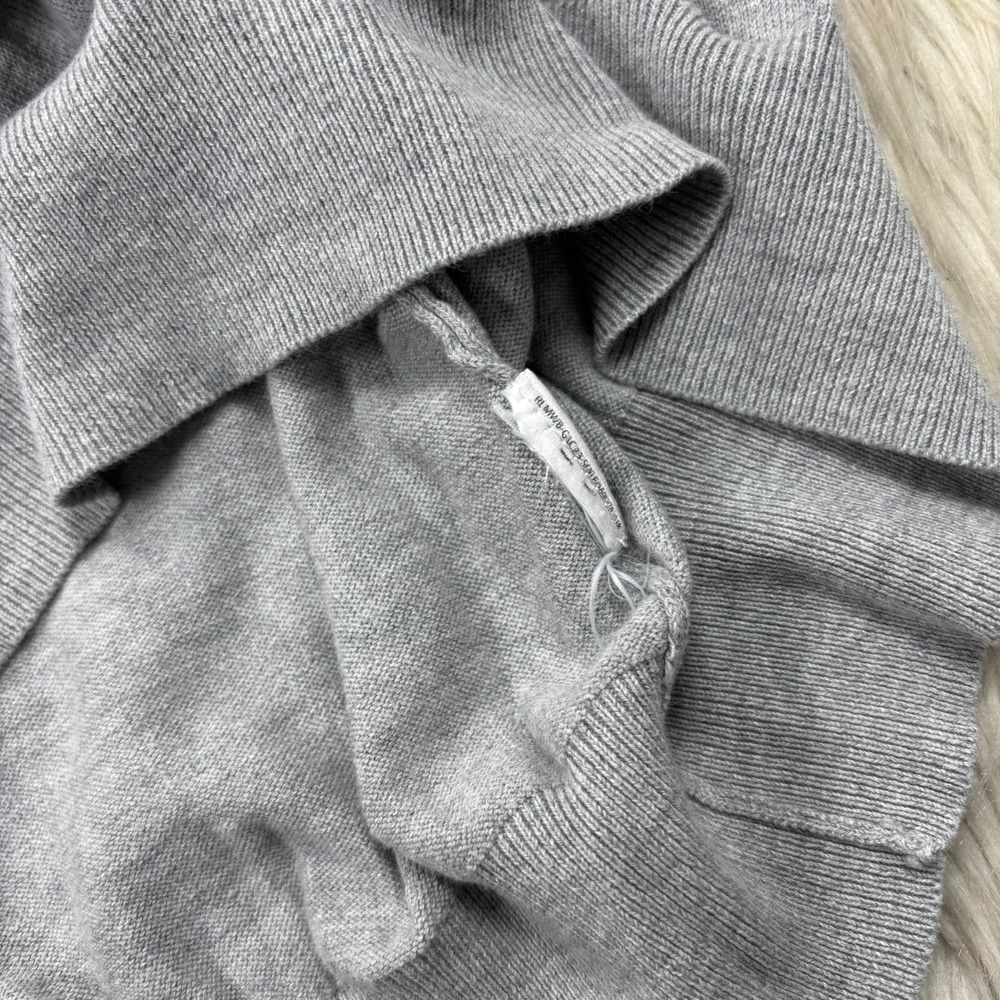 Polo Ralph Lauren Men's XXL Gray V-Neck Pima Cotton Pullover Sweater - Picture 4 of 5